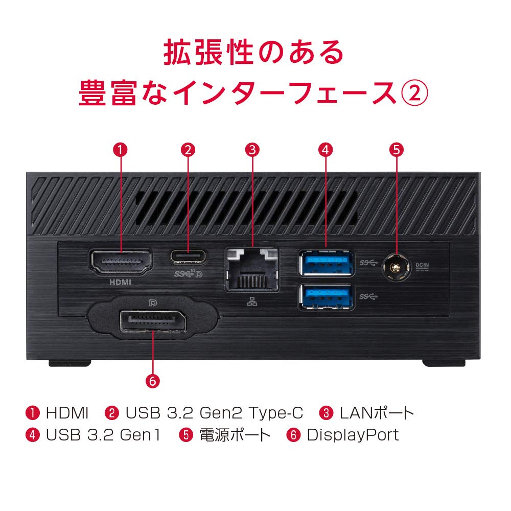 Amazon | ASUS ミニPC PN50-BBR025MD / AMD Ryzen R3 4300U / 4MB