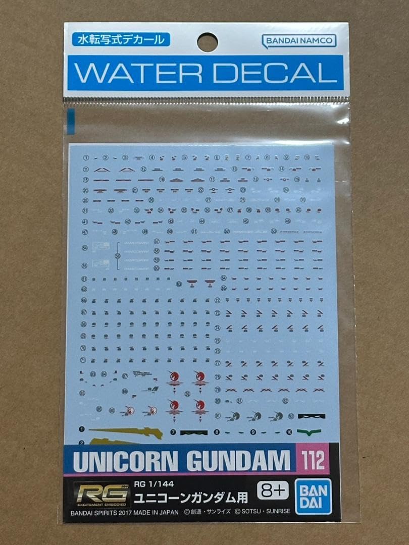 (未使用･未開封品)　ガンダムデカール No.112 RG 1/144 ユニコーンガンダム用 wyeba8q ガンダムデカールNo.112 RG 1／144 ユニコーンガンダム用