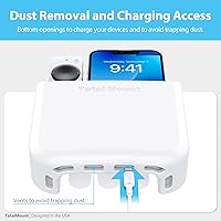 Vista 7 de TotalMount Soporte para control remoto sin agujeros – Elimina la necesidad de perforar agujeros en tu pared