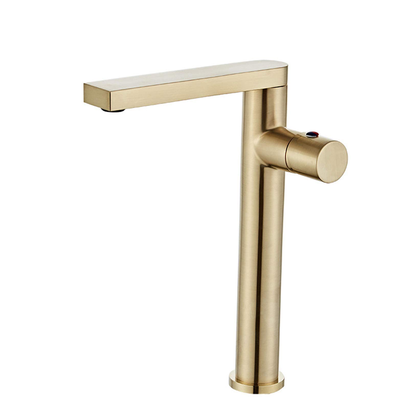 Robinet d'évier à levier unique doré pour sublimer vos toilettes et cuisine