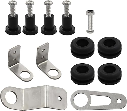 Miniatura 2 de QGHAUC Kit de soporte de radiador atornillado compatible con Honda Civic EGEK Integra K-Series K20 K24 1992-2001