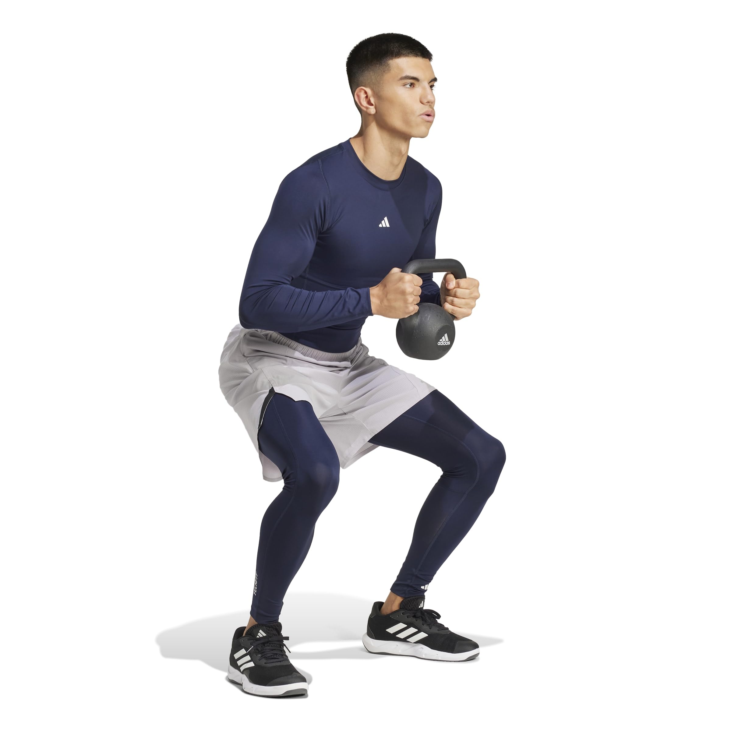 adidas Men's Camiseta Manga Larga Techfit Compression Training