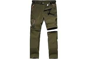 Men's Convertible Quick Dry Hiking Pants & Shorts