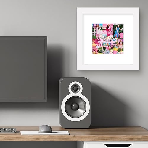 Miniatura 5 de Trends International Gallery Pops Mattel Barbie The Movie - Póster gráfico de pared de Barbie, 12.00 x 12.00 pulgadas, versión de marco blanco