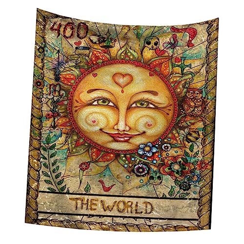 Tapiz del tarot decorativo de gran elegancia textil para una decoracion de pared exclusiva
