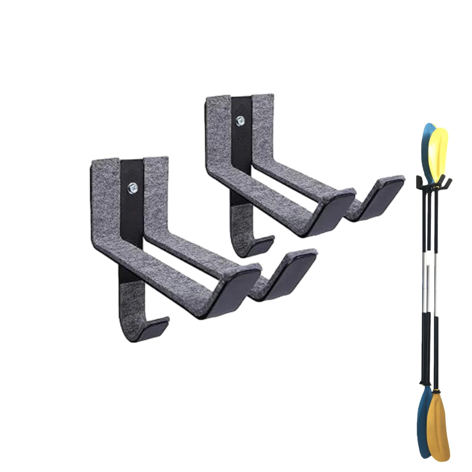 Surfboard Rack for Wall, Surfboard Display Rack Holder, Snowboard Storage Space Saving, Perfect for Bedroom, Apartment, Garage, Home, Living Room, and Organization