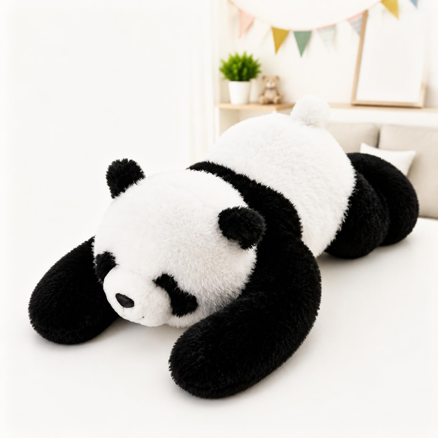 Heyhaho Weighted Plush Animals, Weighted Plush Teddy，Panda：65CM