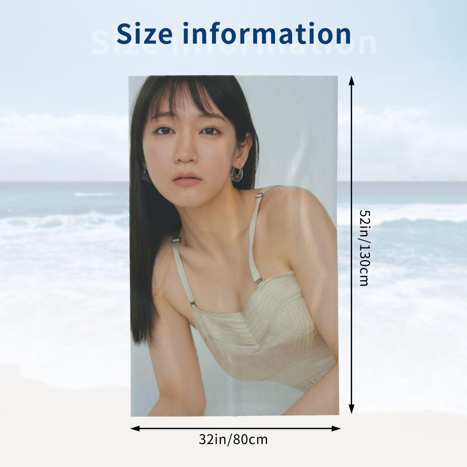 Amazon｜吉岡里帆 タオル フェイスタオル スポーツタオル 薄手 速乾