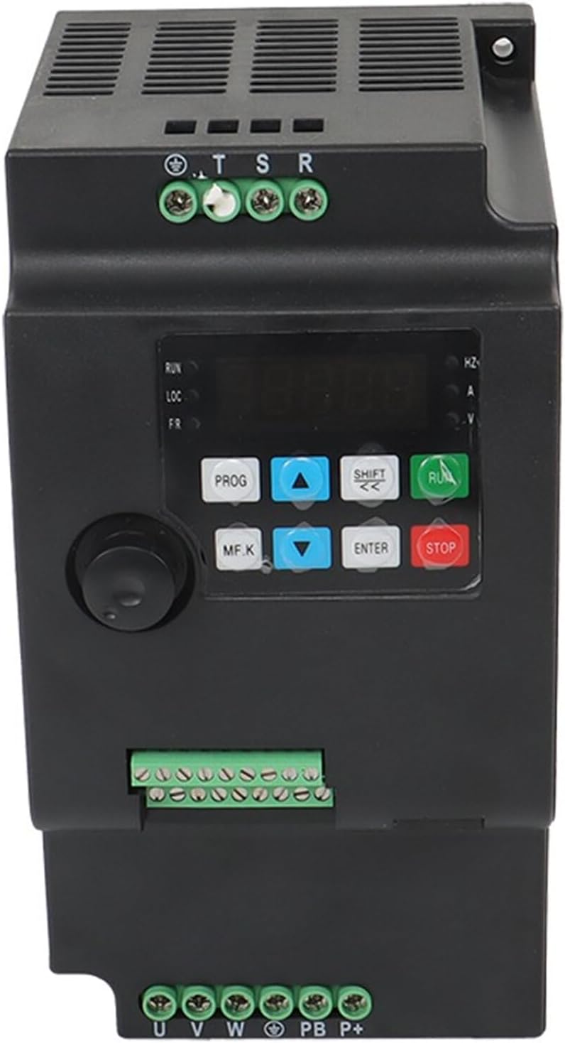 kimllier 3KW 4HP Variable Frequency Drive 220V Single Phase to 0-220V 3 Phase Converter Motor Speed Controller