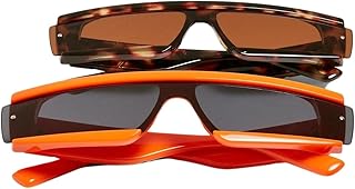Urban Classics Unisex Sonnenbrillen für Männer und Frauen, 2-Pack, Sunglasses Alabama Doppelpack, in 2 Farben erhältlich, ...