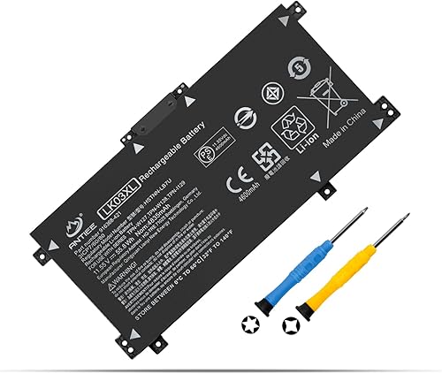 LK03XL L09281-855 916814-855 Batería para HP Envy X360 49.2 ft-cn0xxx cn1xxx cn0011dx cn0012dx bp0xx bp1xx bq0xx bq1xx bq021dx cp0xxx cp0011 1DX 17