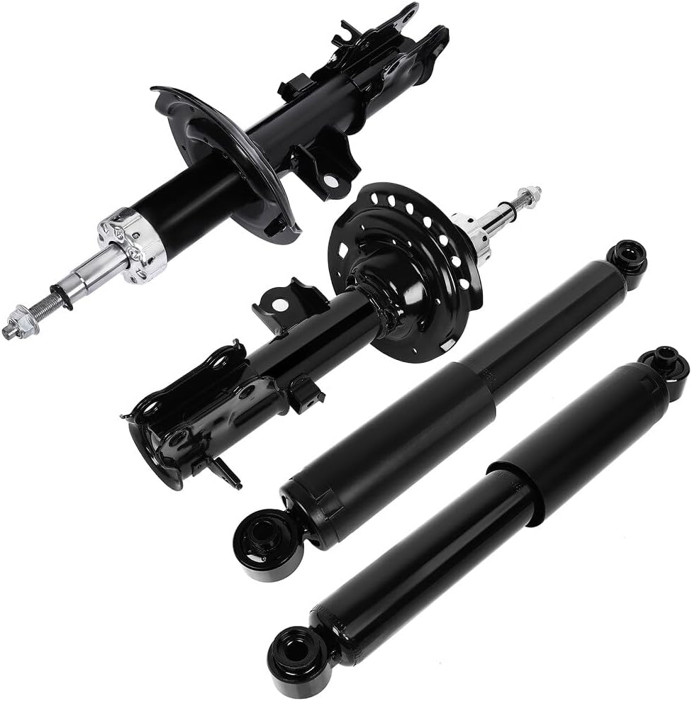 4pcs AMCCM Front Rear Shock & Strut Fits for 2012 2013 2014 2015 2016 2017 for Hyundai Accent Replace Shock Absorber 338106 338107 72707 72706 5672
