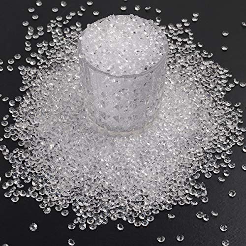 craftjoje Cristais dispersores de mesa de casamento 8 mm diamantes acrílicos casamento chá de panela