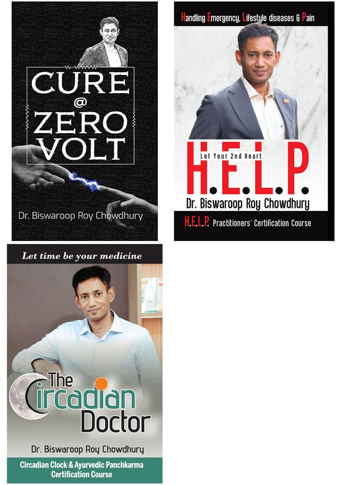 Let Your 2nd Heart H.E.L.P. + The Circadian Doctor + Cure @ Zero Volt (Set of 3 Books)