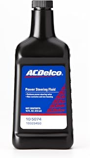 ACDelco GM Original 10-5074 Power Steering Fluid 16 oz - Reduces Noise, Anti-Corrosive, Year-Round OEM Performance