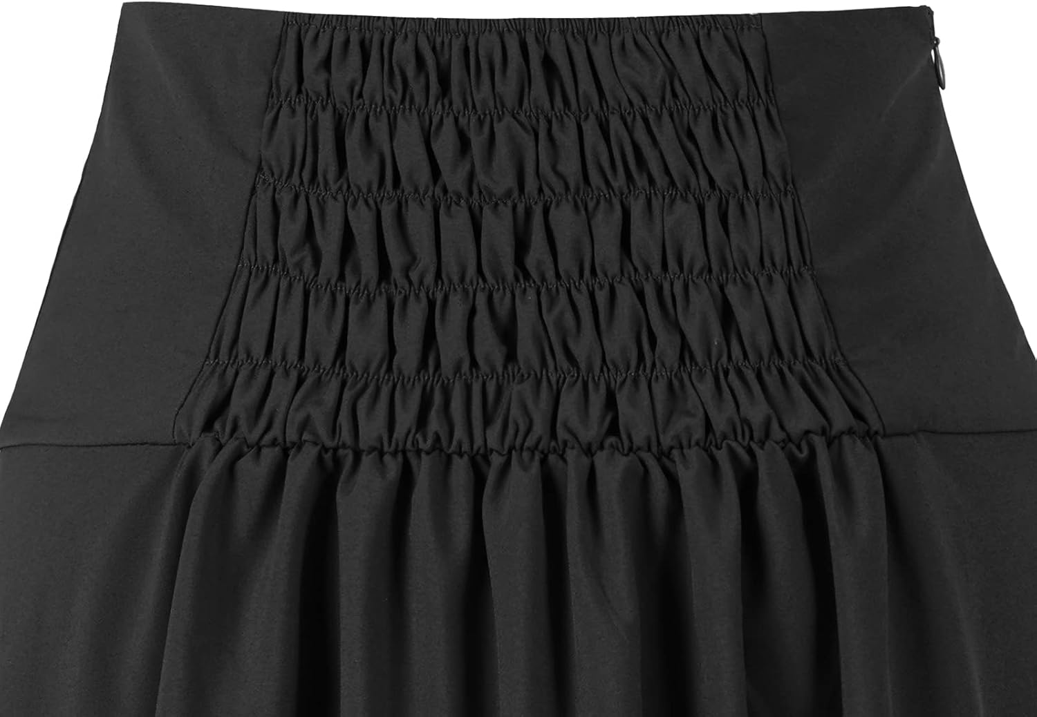 Women's Steampunk Retro Gothic Pleated Asymmetric Hi-Low Lace Party Skirt - Image 5