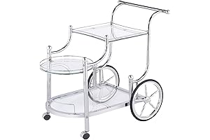 Coaster Home Furnishings Sarandon 3-Tier Serving Cart: A Culinary Charisma on Wheels