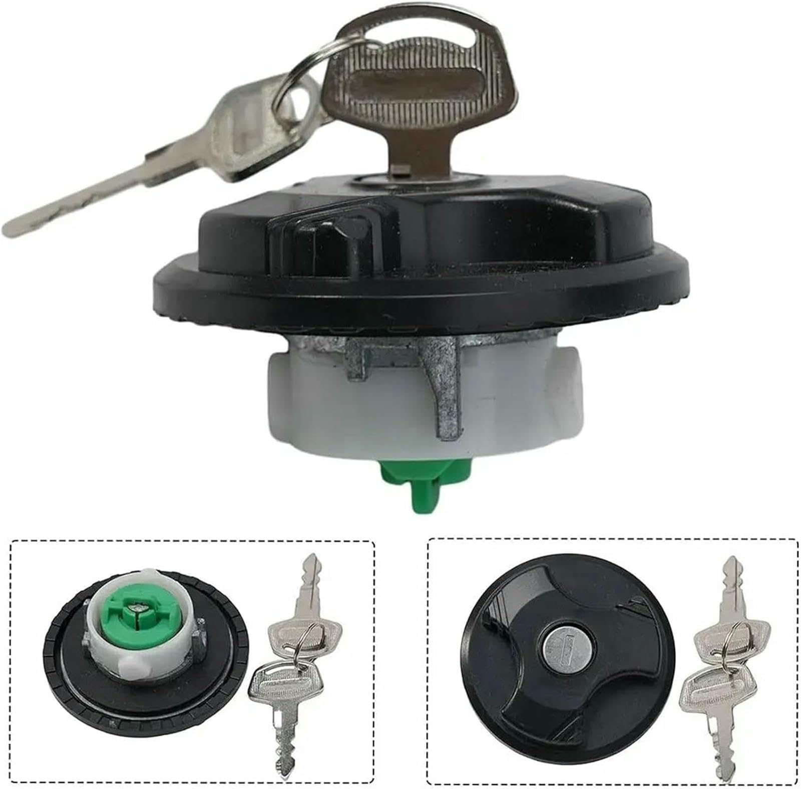 per Fiat per Panda 1991 1992 1993 1994 1995 1996 1997 1998 1999 2000 2001-2012 Tappo del Serbatoio del Carburante per Auto con Serratura E Chiavi 1740017 46746613