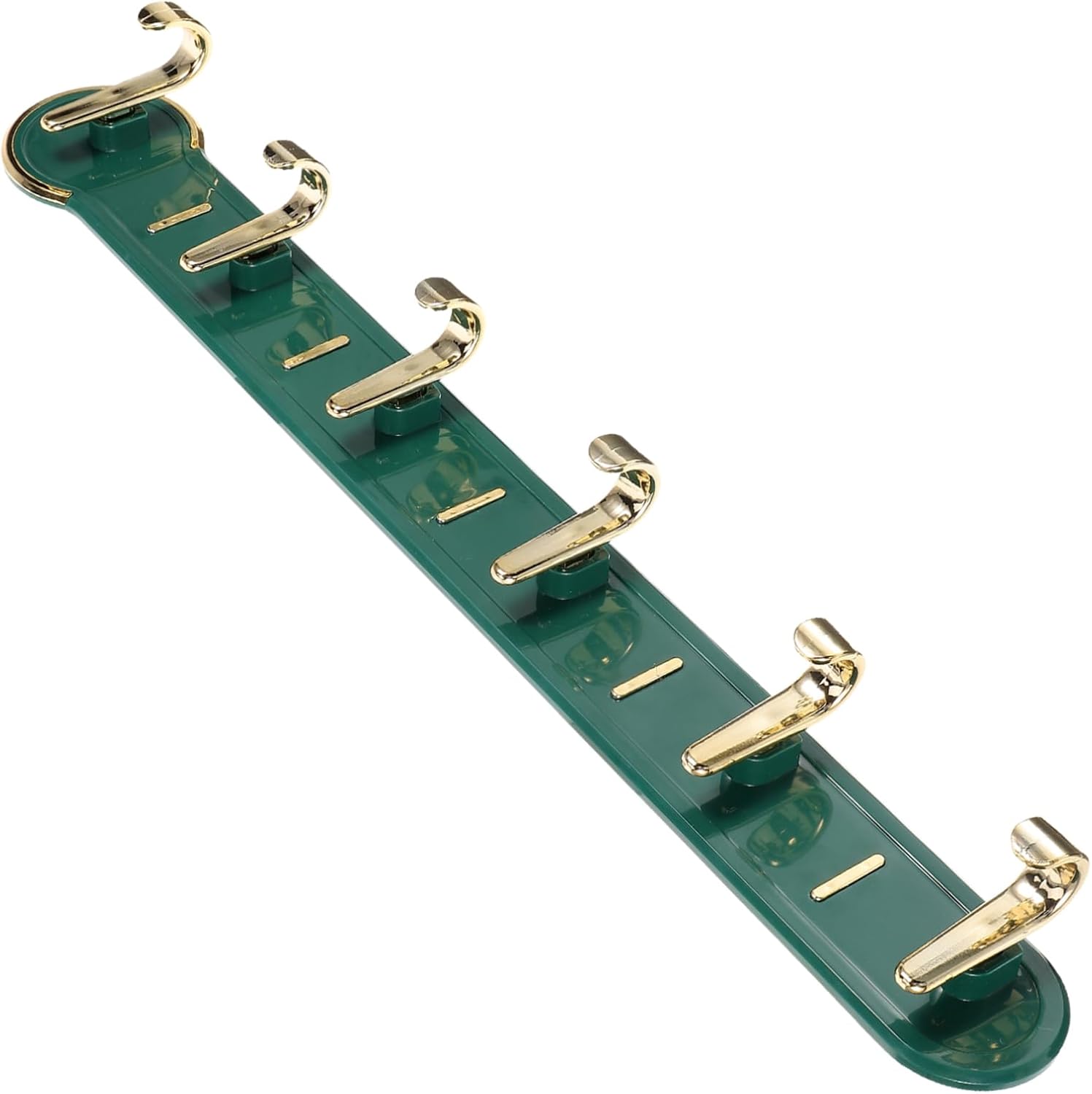 Luxshiny 4pcs Plastic Medal Display Rack Hooks Wall-Mounted Medal Hanger for Showcasing Running Gymnastics and Sports Awards Green Organizer for Home Decor