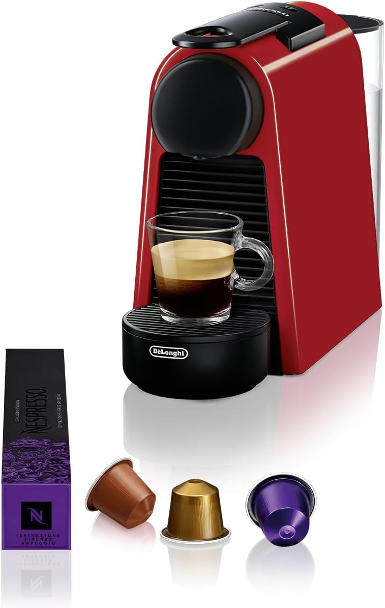 Nespresso 11366 Essenza Mini Coffee Machine, Ruby Red Finish by Magimix