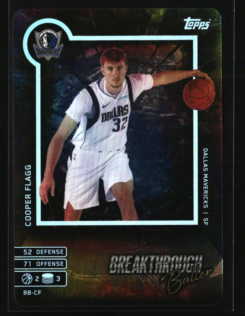 Cooper Flagg 2025-26 Topps Match Attax Breakthrough Baller #BB-CF Basketball Card