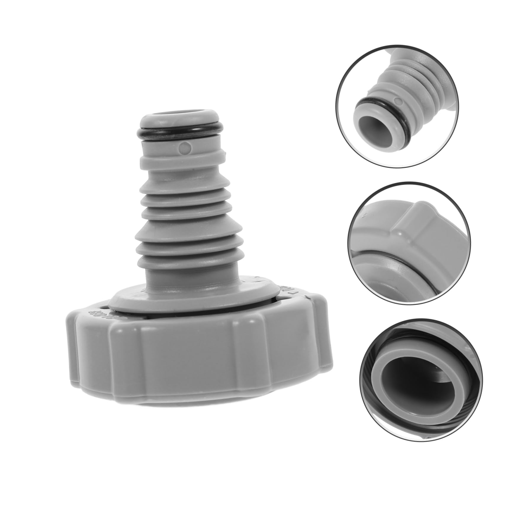 BESPORTBLE 5 Series Adaptador De Tubería De Drenaje Adaptadores De Manguera De Piscina Tapón De Drenaje De Piscina Adaptador De Manguera Adaptador De Manguera B Pero Adaptador De 2 Piezas x 5