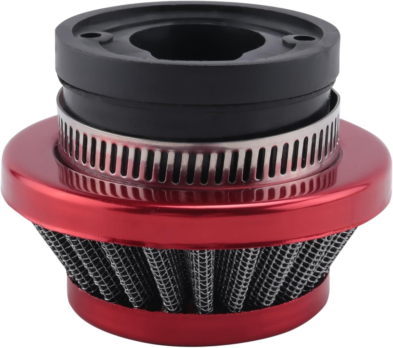 Filtr powietrza 44 mm do 47 cm³ 49 cm³ 2-suwowy super kieszonkowy zestaw ulepszeń mini Dirt Bike Atv Quad aluminiowy filtr powietrza zestaw czerwony