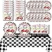 Two Fast Birthday Party Supplies Serves 24 Race Car 2nd Party Paper Plates Napkins Set Racing Car Tablecloth Tableware Kit for Two Years Old Party Baby Shower Decorations Favors for Boys, Serve 24