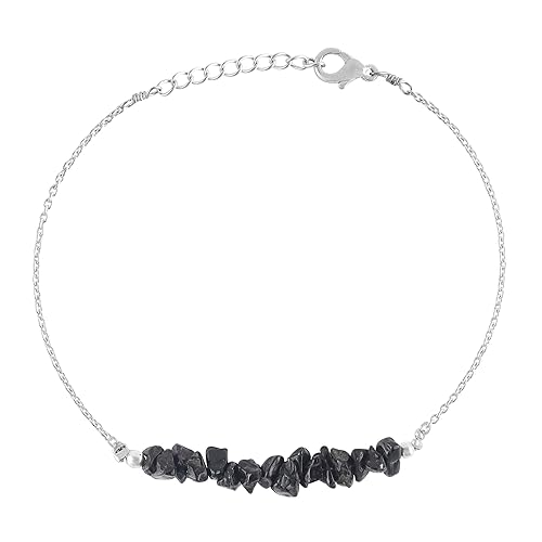 Miniatura 36 de Natural Peridot Chips Gemstone Beads Bracelet, Jewelry for Women, Healing Crystals, Chain 8 inch Stone Weight Approx 6 Carats Stone Size Approx 3 MM