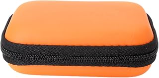 Pequena caixa de joias de viagem | Caixa de armazenamento de jogos de tabuleiro | Bolsa pequena com zíper mini estojo de transporte de maquiagem de viagem bolsa de cosméticos bolsa organizadora de acessórios portáteis pequena bolsa para pequenos itens Edorco