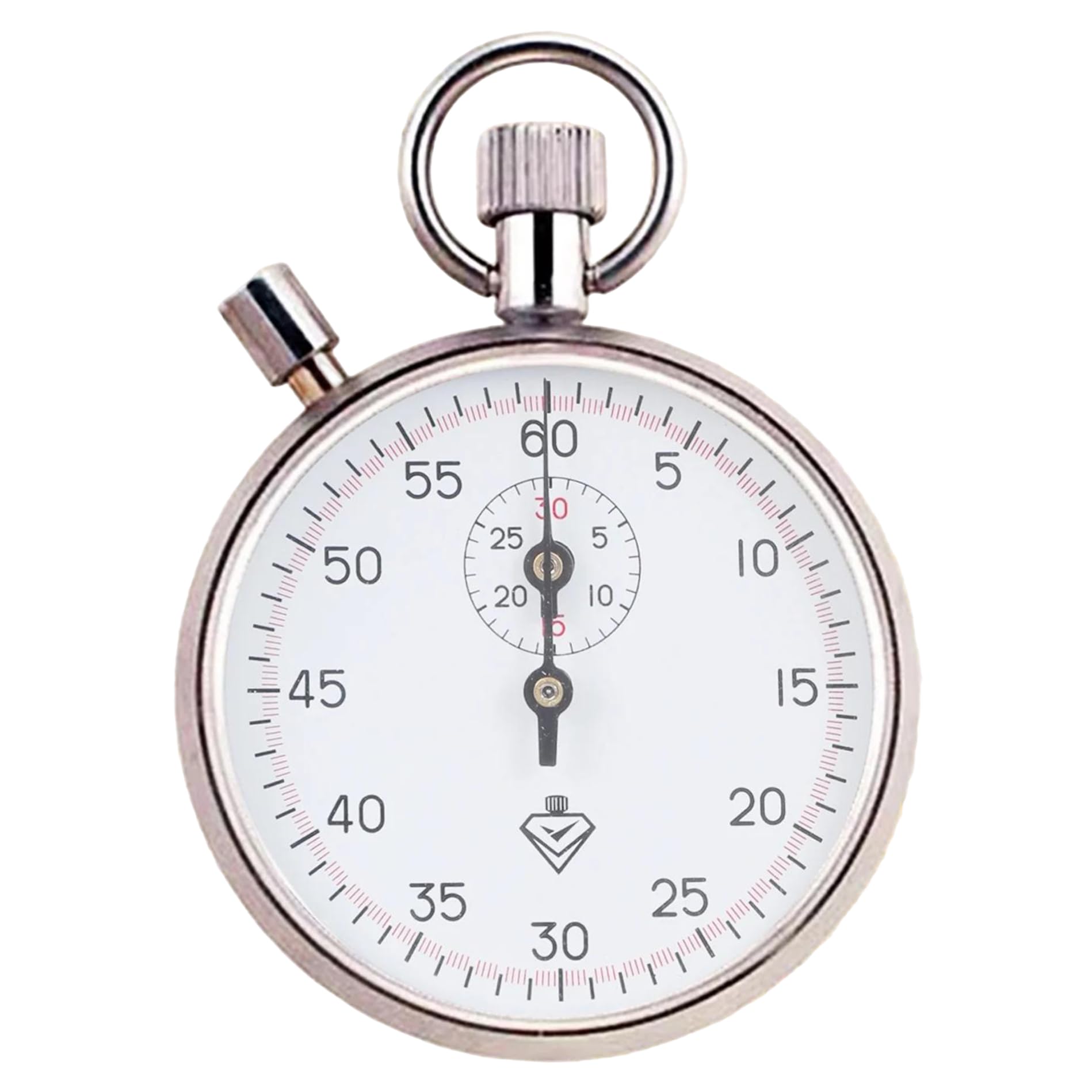 Cronometro cronometro analogico Meccanico in Acciaio Inossidabile con Timer Portatile in Pausa per Corsa, Allenamento ed esperimenti