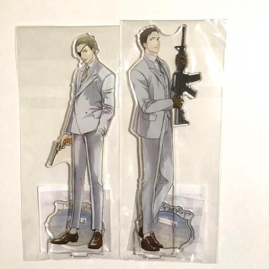 アクリルスタンド コラボカフェ デイ 囀る鳥は羽ばたかない BL