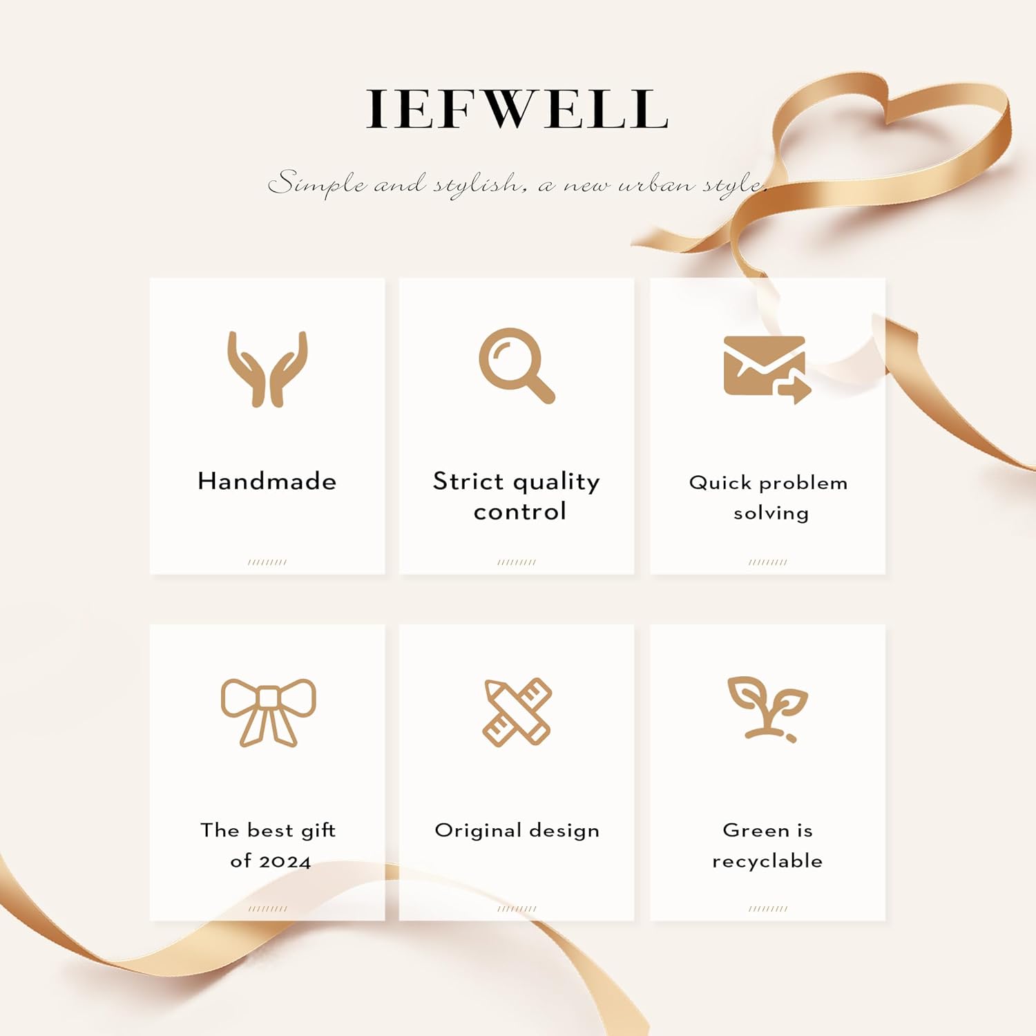 IEFWELL Earring for Teen Girls - Initial Hoop Earrings, Hypoallergenic 14K Gold Plated Huggie Hoop Earring, Dangle Earrings for Women Girls Jewelry Gifts for Women Mom - Image 7