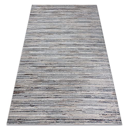 Tapis moderne Ohio à double niveau de toison structurel - 2