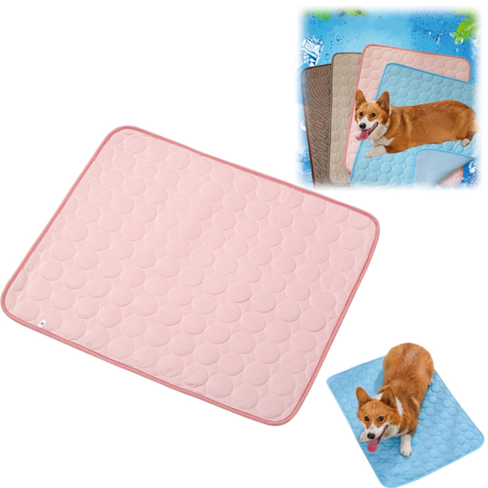 Tapis rafraîchissant pour chiens xxl imperméable tapis de soie glacée