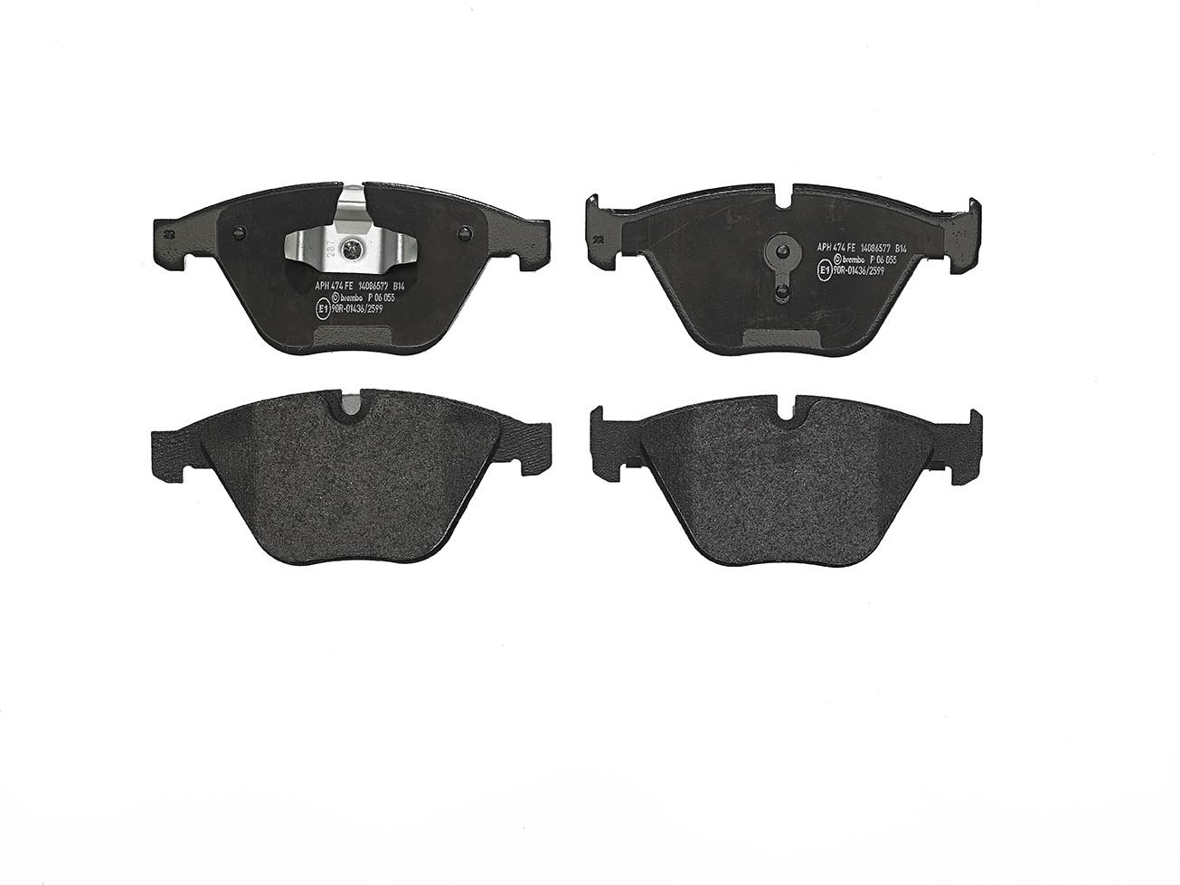 Brembo P 06 055 - Pastiglia Freno - Anteriore & A 00 212 - Indicatore Di Usura - Anteriore E Posteriore