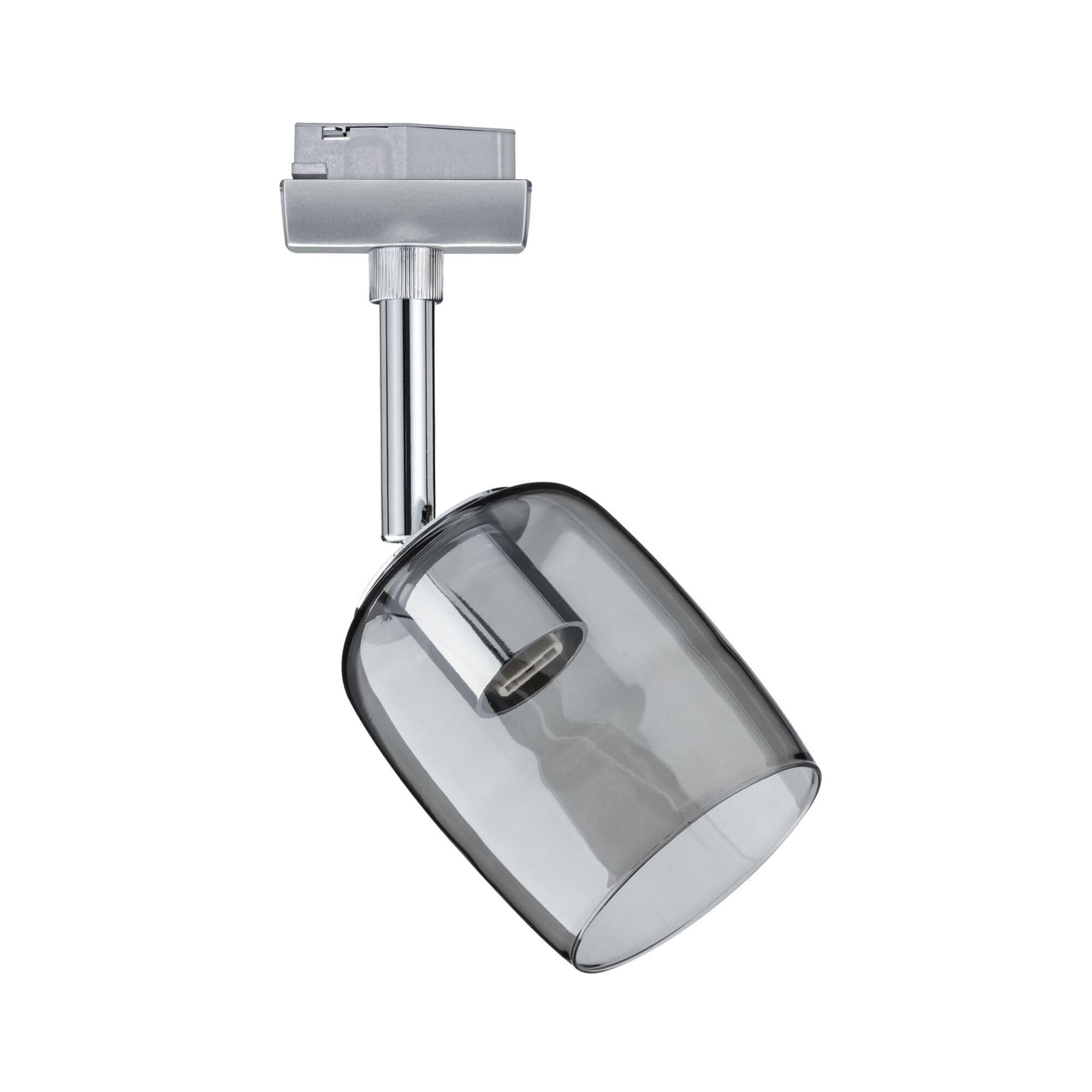 Paulmann 96899 Kit système rails URail Blossom max. 4x10 watts Rail lumineux Chrome mat, Chrome, Verre fumé Éclairage de plafond Métal, plastique Rail de plafond G9
