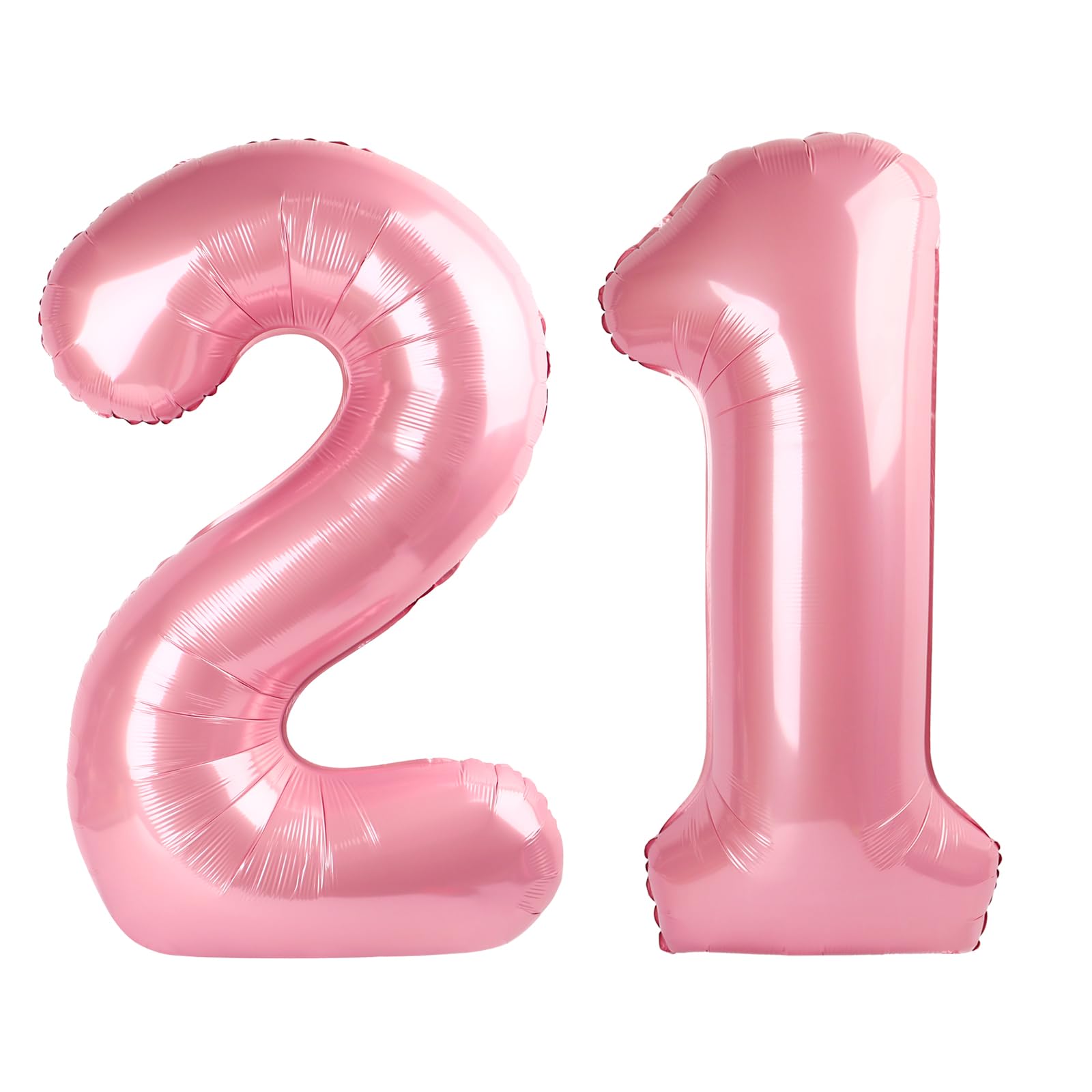 Number Balloons 21 Balloon 40 inch Pearl Pink for 12 21 Birthday Decoration