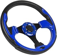 Vista 13 de Volante de carrito de golf de fibra de carbono de 12.5 pulgadas para Club Car DS & Precedent, EZGO TXT/RXV Yamaha Most Golf Cart