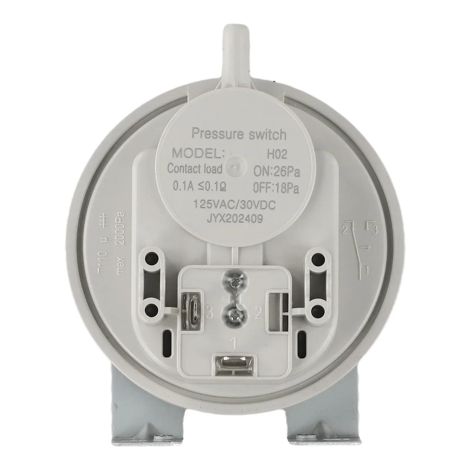 XEBRAD wall boiler air switch Compatibility for Wall Mounted Boilers Air Pressure Switch Boiler Easy Machine Control Premium Materials(26papercent18pa)
