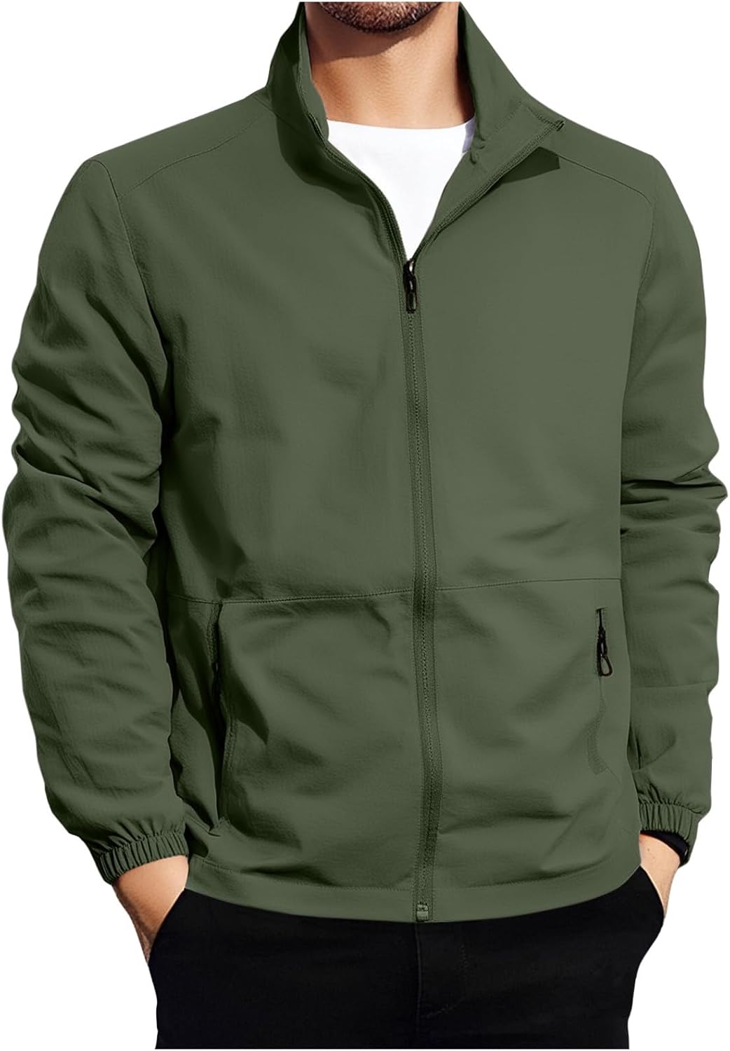 Light Jackets for Men with Zipper Pockets Zip Up Jamaica Ubuy