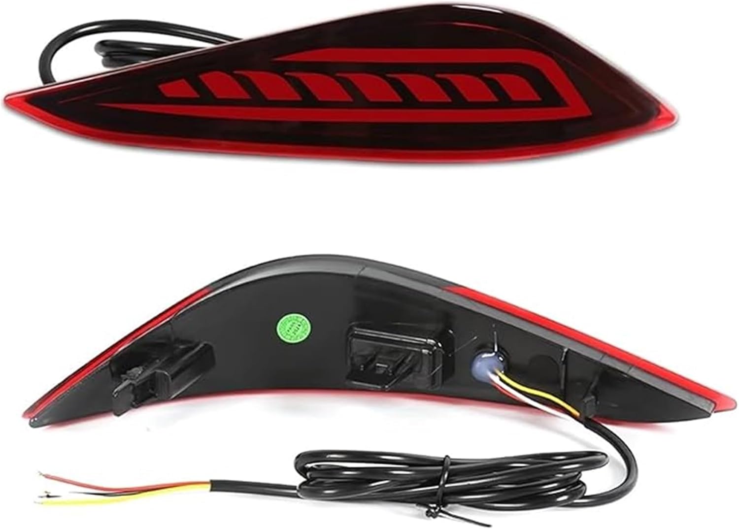 Rear Bumper Reflector Light for Toyota for Rush 2018-2019 2X Rear Bumper Reflector Brake Light Fog Lamp Park Driving Turn Signal(Style A)