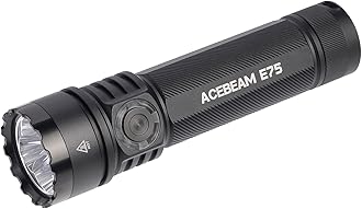 ACEBEAME75 4500 High Lumens Flashlight with Magnetic Base, Super Bright LED Flashlight Rechargeable, IPX8 Water-Resistant EDC Flash Light, 26 Days Super Long Lasting for Camping,Everyday Use