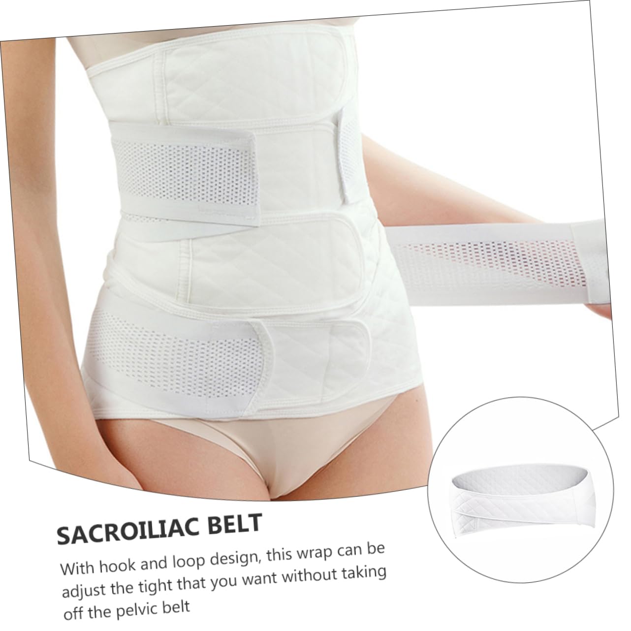 Pregnancy Support Belt for Stability Maternity Brace Breathable Sacroiliac Belt for Back Postpartum