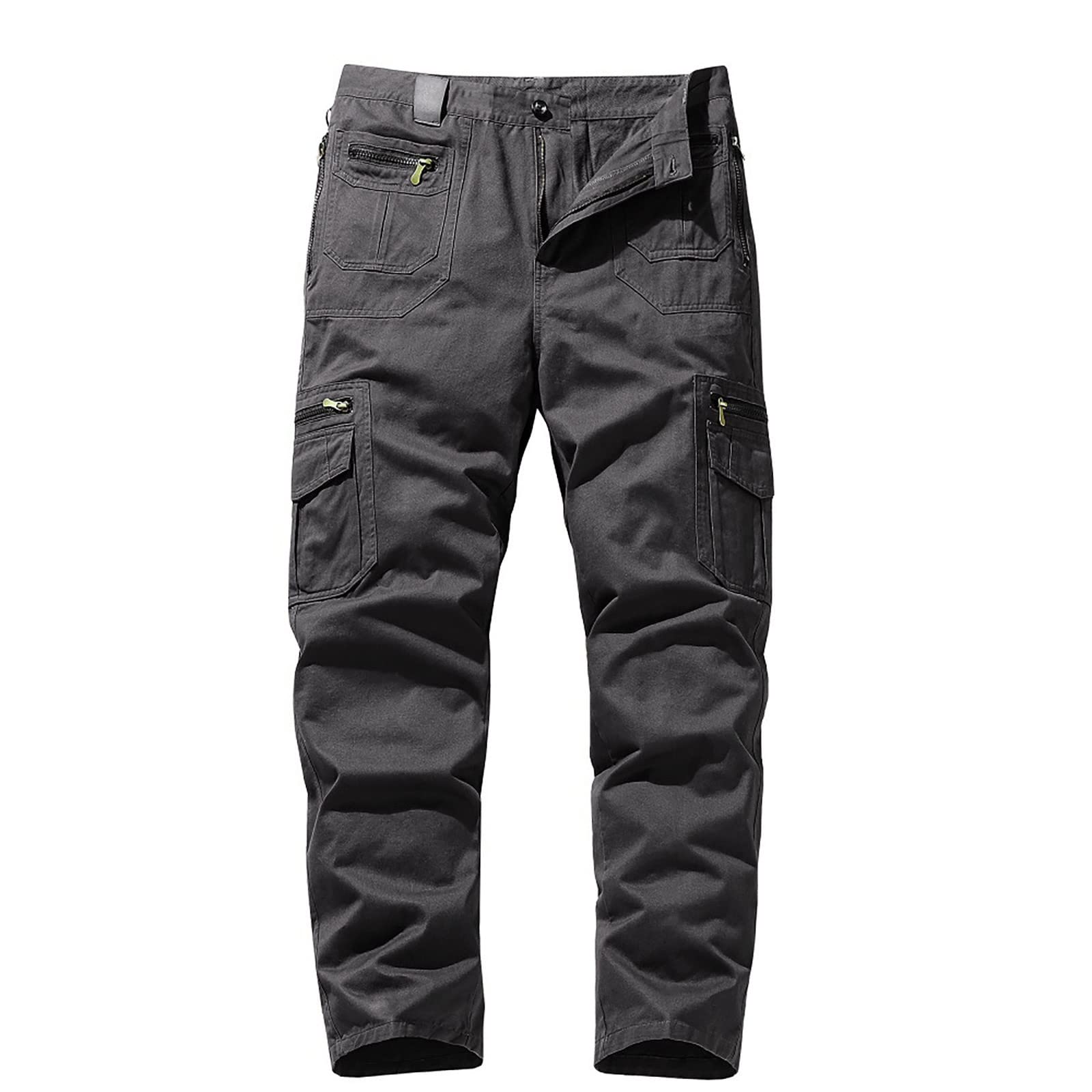 Generisch Herren Hose Cargo Outdoor Männer Stretch Arbeitshosen Einfarbig Combat Tactical Mit Taschen, S-5XL