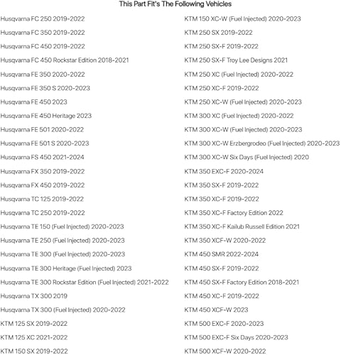 Miniatura 3 de Renegade - Adhesivos para rejilla de radiador, color naranja para KTM 150 XC-W (inyección de combustible) 2020-2023