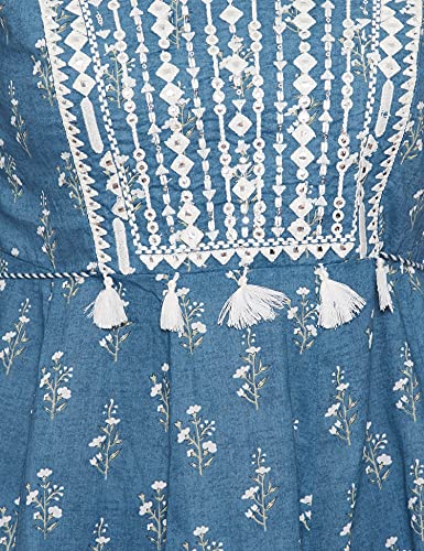 Image of BIBA Women Cotton A Line Printed Kurti