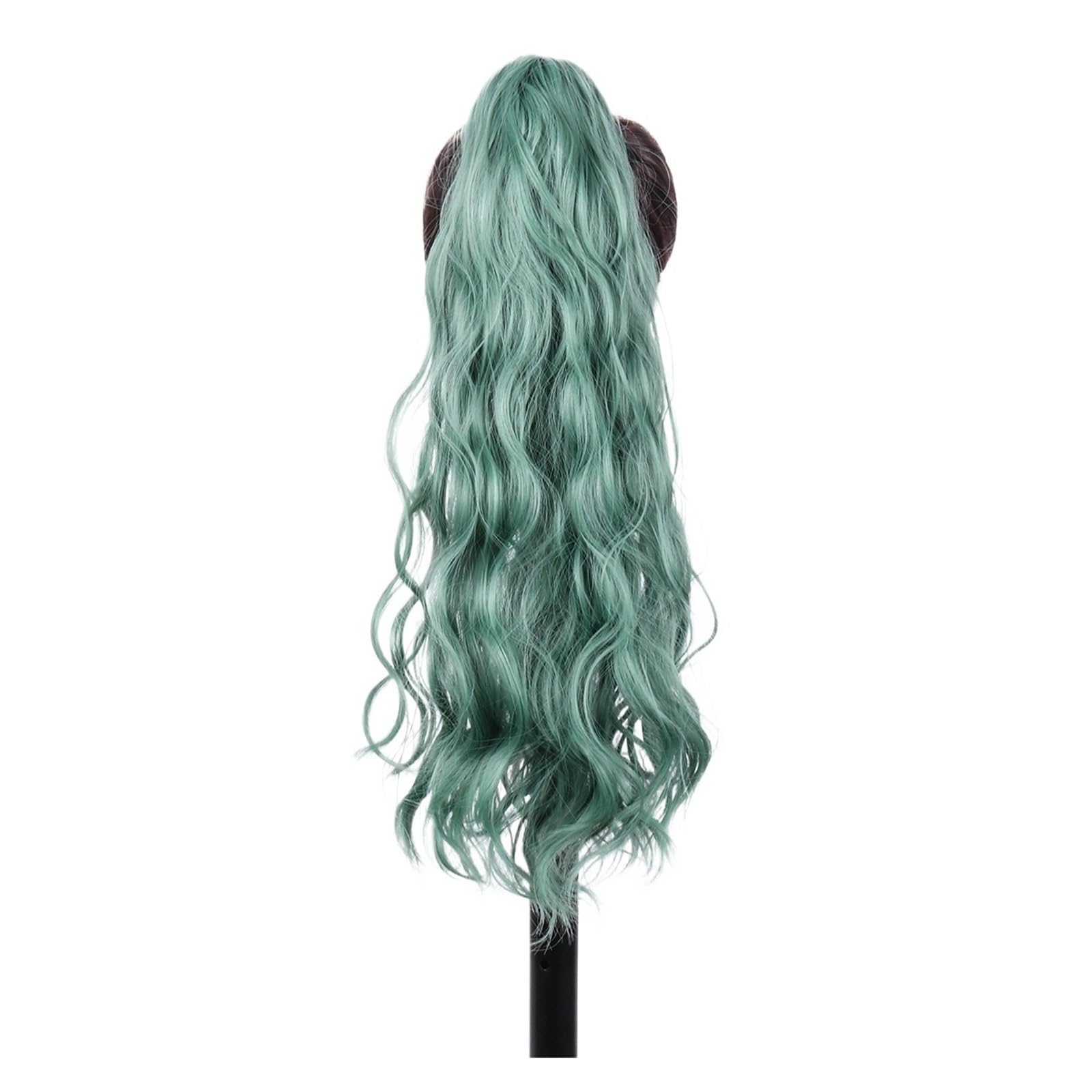 Wig clips de trenzas sintéticas de aspecto natural para cabello invisible 6