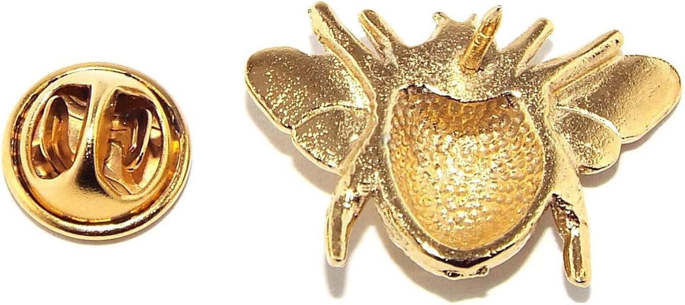 Westair Golden Bumble Bee Pin Badge Brooch (Made in UK), 2.6cm x 1.7cm - Image 5