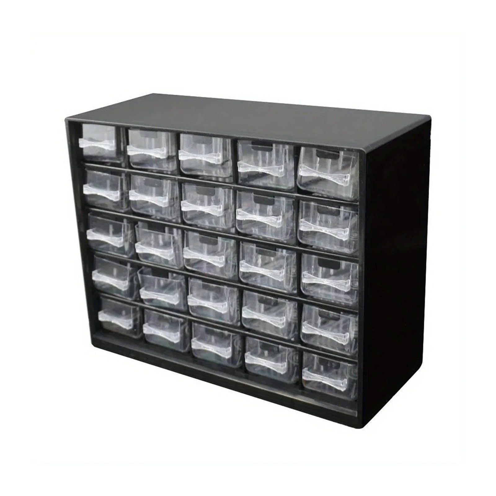 25 Multi-Grid-Schubladenteile-Box-Klassifizierungskomponenten-Tool(Black)